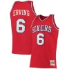 Resistente Fascinante Pratico Julius Erving Philadelphia 76ers 1982/83 Big & Tall Hardwood Classics Swingman Jersey Red