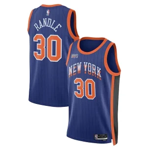 Elegante Julius Randle New York Knicks Nike Unisex 2023/24 Swingman Jersey Blue City Edition