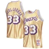 Bellissimo Prestigioso Pratico Kareem Abdul Jabbar Los Angeles Lakers 75th Anniversary 1983/84 Hardwood Classics Swingman Jersey Gold