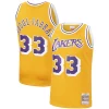 Magnifico Kareem Abdul Jabbar Los Angeles Lakers Hardwood Classics Swingman Jersey Gold/Purple