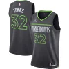 Pratico Karl Anthony Towns Minnesota Timberwolves Jordan Brand Unisex Swingman Jersey Statement Edition Charcoal