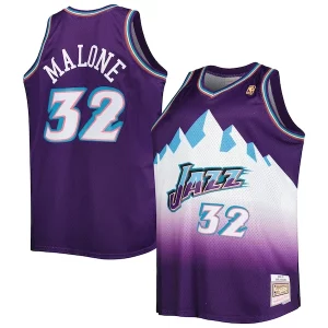 Resistente Cool Karl Malone Utah Jazz Big & Tall Hardwood Classics 1996/97 Swingman Jersey Purple/White