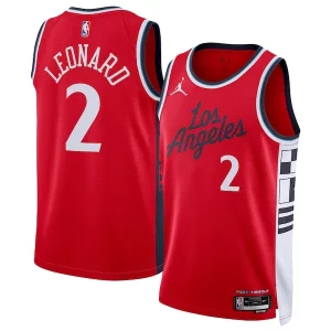 Pratico Comodo Kawhi Leonard LA Clippers Jordan Brand Unisex 2024/25 Swingman Jersey Statement Edition Red