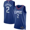 Attraente Elegante Kawhi Leonard LA Clippers Nike 2021/22 Diamond Swingman Jersey Icon Edition Royal