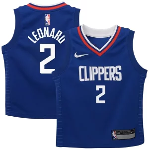 Stupendo Fascinante Kawhi Leonard LA Clippers Nike Toddler 2020/21 Replica Jersey Icon Edition Royal