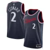 Robusto Kawhi Leonard LA Clippers Nike Unisex 2024/25 Swingman Jersey Navy Icon Edition