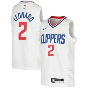 Duraturo Ottimo Kawhi Leonard LA Clippers Nike Youth 2020/21 Swingman Jersey Association Edition White/Royal