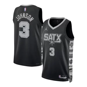 Meraviglioso Keldon Johnson San Antonio Spurs Jordan Brand Unisex Swingman Jersey Statement Edition Black