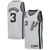 Versatile Stupendo Raffinato Keldon Johnson San Antonio Spurs Nike Swingman Player Jersey Statement Edition Silver