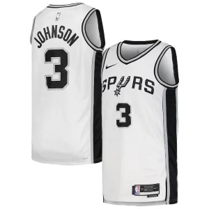 Robusto Delizioso Keldon Johnson San Antonio Spurs Nike Unisex Swingman Jersey Association Edition White