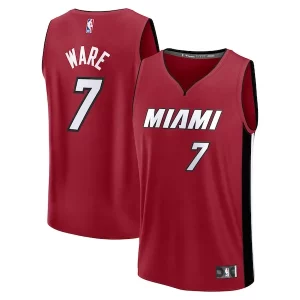 Meraviglioso Moderno Magnifico Kel'el Ware Miami Heat Youth Fast Break Player Jersey Statement Edition Red