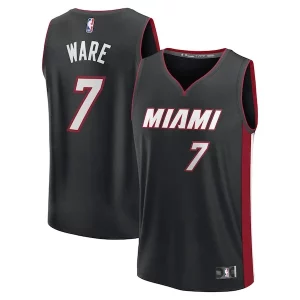 Raffinato Meraviglioso Incantevole Kel'el Ware Miami Heat Youth Fast Break Replica Player Jersey Icon Edition Black