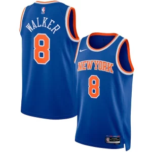 Elegante Kemba Walker New York Knicks Nike Unisex Swingman Jersey Icon Edition Blue