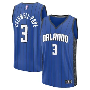 Resistente Carino Kentavious Caldwell Pope Orlando Magic Fast Break Replica Player Jersey Statement Edition Blue