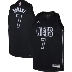 Pratico Raffinato Fascinante Kevin Durant Brooklyn Nets Jordan Brand Youth Swingman Jersey Statement Edition Black