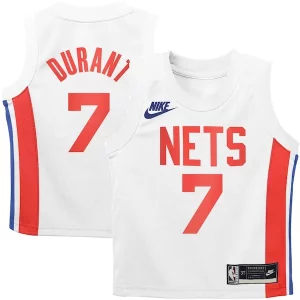 Robusto Pratico Kevin Durant Brooklyn Nets Nike Preschool 2022/23 Swingman Jersey White Classic Edition