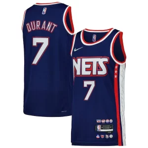 Magnifico Kevin Durant Brooklyn Nets Nike Swingman Player Jersey City Edition Blue/Gray