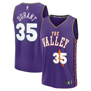 Bellissimo Versatile Moderno Kevin Durant Phoenix Suns Youth 2024/25 Fast Break Player Jersey City Edition Purple
