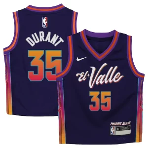 Splendido Moderno Incantevole Kevin Durant Phoenix Suns Nike Toddler 2023/24 Swingman Replica Jersey City Edition Purple