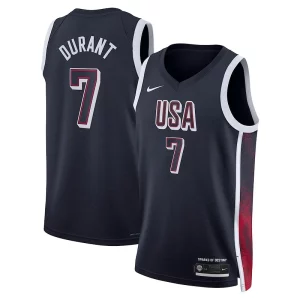 Fascinante Raffinato Kevin Durant USA #7 Nike 2024 Swingman Player Jersey Navy