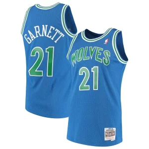 Incantevole Moderno Robusto Kevin Garnett Minnesota Timberwolves 1995/96 Hardwood Classics Swingman Jersey Blue