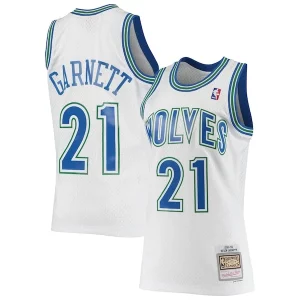 Comodo Kevin Garnett Minnesota Timberwolves 1995/96 Hardwood Classics Swingman Jersey White