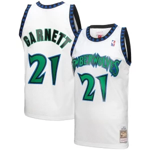 Delizioso Magnifico Kevin Garnett Minnesota Timberwolves 1997 98 Hardwood Classics Reload 3.0 Swingman Jersey White
