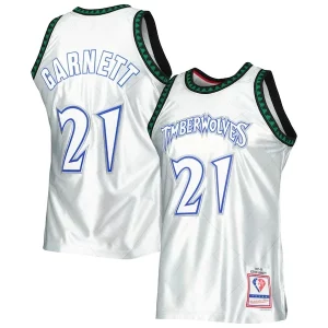 Carino Fascinante Kevin Garnett Minnesota Timberwolves 1997/98 Hardwood Classics 75th Anniversary Swingman Jersey Platinum