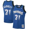 Stupendo Attraente Kevin Garnett Minnesota Timberwolves 2001/02 Hardwood Classics Swingman Jersey Blue