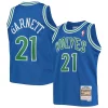Attraente Delizioso Raffinato Kevin Garnett Minnesota Timberwolves Youth 1995 96 Hardwood Classics Swingman Jersey Blue