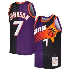 Splendido Carino Meraviglioso Kevin Johnson Phoenix Suns Hardwood Classics 1996/97 Split Swingman Jersey Purple/Black