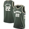 Classico Khris Middleton Milwaukee Bucks Nike Youth 2021/22 Swingman Jersey Icon Edition Hunter Green
