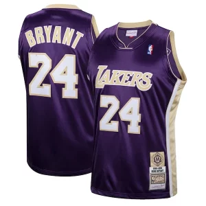 Elegante Trendy Ottimo Kobe Bryant Los Angeles Lakers Hall of Fame Class of 2020 #24 Authentic Hardwood Classics Jersey Purple/Gold