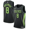 Fascinante Kristaps Porzingis Boston Celtics Nike Unisex 2024/25 Swingman Player Jersey City Edition Black