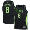 Classico Delizioso Kristaps Porzingis Boston Celtics Nike Youth 2024/25 Swingman Player Jersey City Edition Black