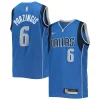 Cool Kristaps Porzingis Dallas Mavericks Nike Youth 2021/22 Diamond Swingman Jersey Icon Edition Blue