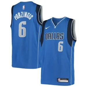 Elegante Gorgeous Kristaps Porzingis Dallas Mavericks Nike Youth Swingman Jersey Icon Edition Blue
