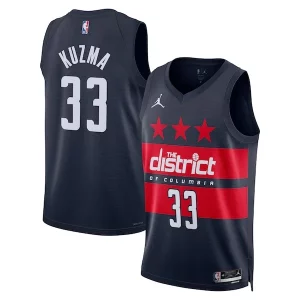 Delizioso Kyle Kuzma Washington Wizards Jordan Brand Unisex 2024/25 Swingman Jersey Statement Edition Navy