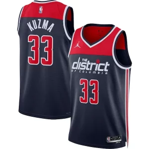Fantastico Kyle Kuzma Washington Wizards Jordan Brand Unisex Swingman Jersey Statement Edition Navy