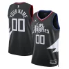 Duraturo Sofisticato LA Clippers Jordan Brand Unisex 2022/23 Swingman Custom Jersey Statement Edition Black