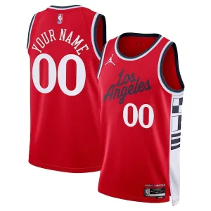 Sofisticato Raffinato Splendido LA Clippers Jordan Brand Unisex 2024/25 Custom Swingman Jersey Statement Edition Red