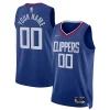 Carino LA Clippers Nike 2021/22 Diamond Swingman Custom Jersey Icon Edition Royal