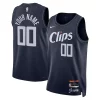 Eccezionale Versatile LA Clippers Nike Unisex 2023/24 Custom Swingman Jersey Navy City Edition
