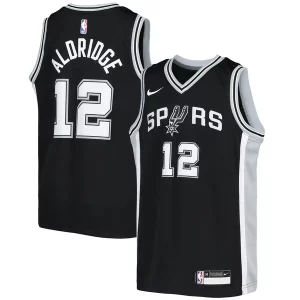 Robusto LaMarcus Aldridge San Antonio Spurs Nike Youth Swingman Jersey Icon Edition Black