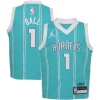 Attraente Splendido Duraturo LaMelo Ball Charlotte Hornets Jordan Brand Toddler Swingman Player Jersey Icon Edition Teal