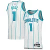 Classico LaMelo Ball Charlotte Hornets Jordan Brand Unisex Swingman Jersey Association Edition White/Teal