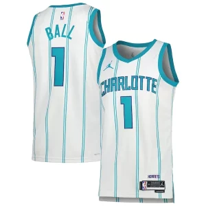 Classico LaMelo Ball Charlotte Hornets Jordan Brand Unisex Swingman Jersey Association Edition White/Teal