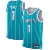 Classico LaMelo Ball Charlotte Hornets Jordan Brand Unisex Swingman Jersey Icon Edition Teal/White