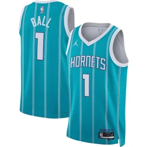 Classico LaMelo Ball Charlotte Hornets Jordan Brand Unisex Swingman Jersey Icon Edition Teal/White