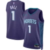 Delizioso Splendido LaMelo Ball Charlotte Hornets Jordan Brand Unisex Swingman Jersey Statement Edition Purple